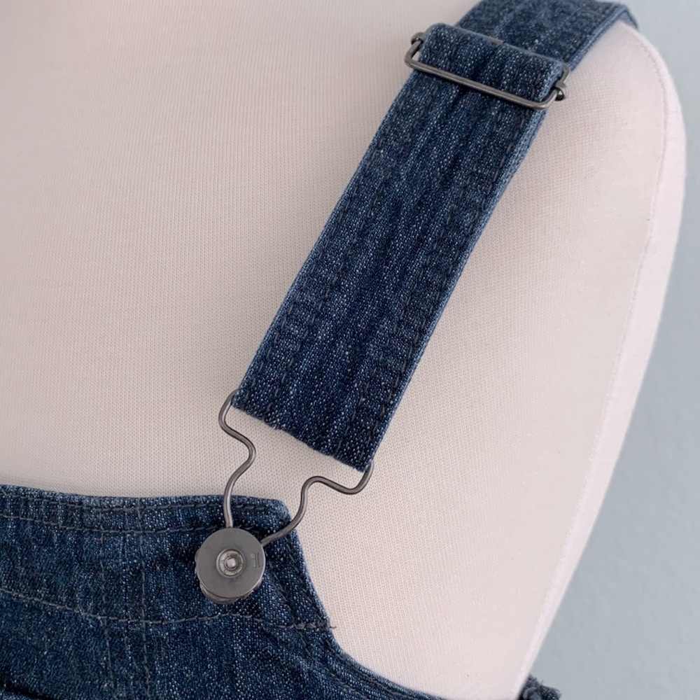 Anthropologie Dark Indigo Denim Overalls - Picture 11 of 16